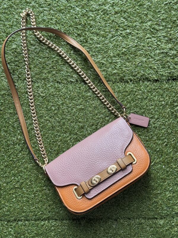 COACH Blake Crossbody 20 Dusty Rose/Orange Multi/Light Gold