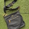 PRADA Nero Black-Gold Crossbody Messenger