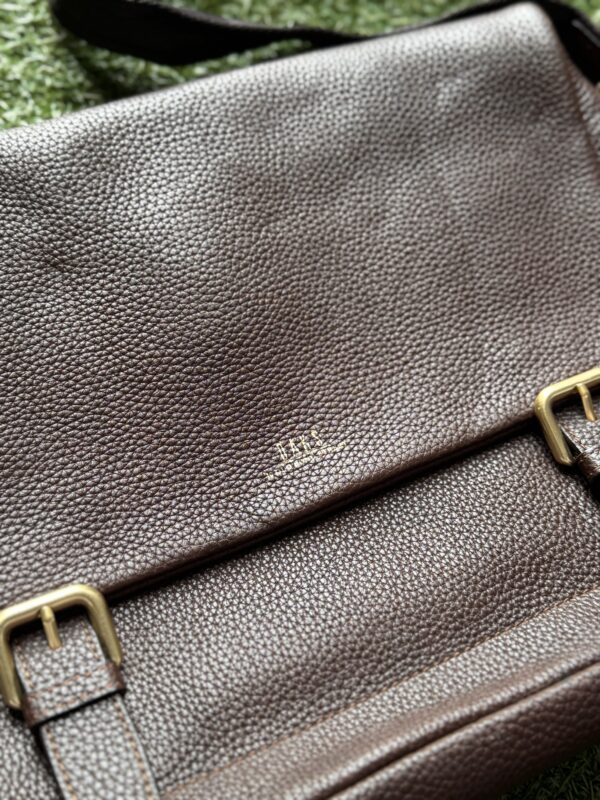 DAKS Men's Briefcase Cowhide Messenger Bag Crossbody - Image 2