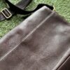 DAKS Men's Briefcase Cowhide Messenger Bag Crossbody - Image 6