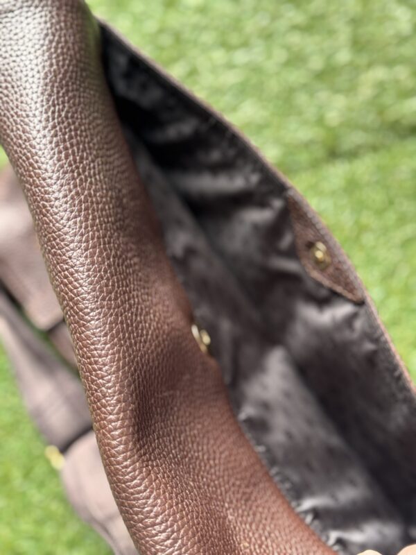 DAKS Men's Briefcase Cowhide Messenger Bag Crossbody - Image 5